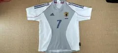 02W杯 日本代表 中田英寿 アウェイ ユニフォーム adidas 150cm