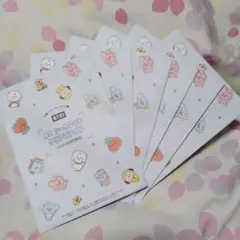 BT21 A5シークレットクリアファイル　6枚未開封