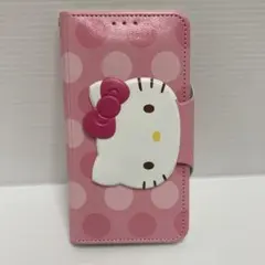 iPhone15手帳型ケース　ハローキティ