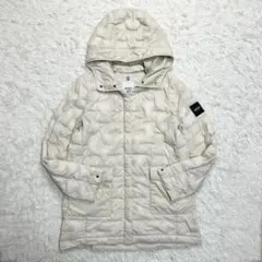 未使用級 現行 AIGLE エーグル ダウンコート キルティングコート 中綿 白