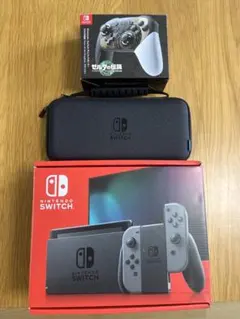 Nintendo Switch 本体 ・Proコン（ゼルダエディション）・ケース