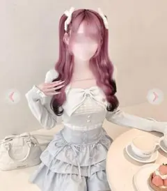 HONEY MEW ビッグリボンハートチェーンアンサンブルトップス シエル