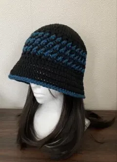 プレゼントにも♪バケットハット クロシェハット ハンドメイドかぎ針編み