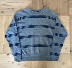 Ralph Lauren ラルフ XL ニット セーター ウール ボーダー 古着