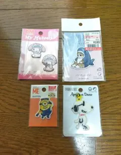 モフサンド　サンリオ　スヌーピー　ミニオンズ　ワッペンシール　まとめ売り