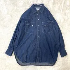 デニムシャツ オーバーサイズ