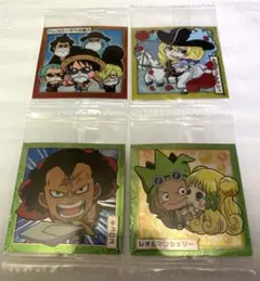 ワンピース 大海賊シールウエハース5 4種セット