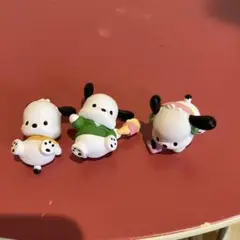 サンリオ　ポチャッコ　プチフィギュア　3点セット