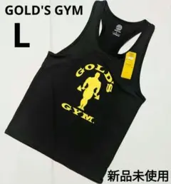 GOLD'S GYM ゴールドジム　リンガータンクトップ 黒・黄　嶋田慶太選手 GOLD'S GYM ゴールドジム リンガータンクトップ 黒・黄 嶋田慶太