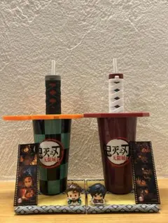 鬼滅の刃　日輪刀タンブラー　無限城編　入場者特典　おねむたん　炭治郎&義勇