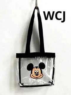 WCJ ミッキークリアトートバッグ　ブラックのサムネイル