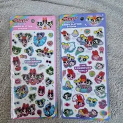 キャンディーグリッターステッカー　パワパフ　パワーパフガールズ