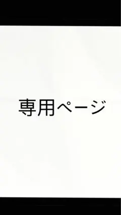 専用ページ