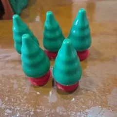 クリスマスツリー型プラレール装飾 5個セット