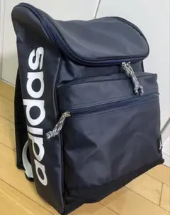 adidas 美品　リュック　ネイビー、ホワイト