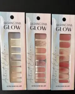 ダッシングディバ　ジェルネイルシール　3つセット DASHING GLOW