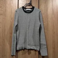 未使用　AMERICAN HOLIC ストライプ長袖Tシャツ L