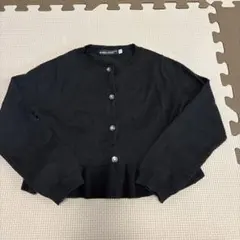 Bebe 黒ニットカーディガン　110サイズ