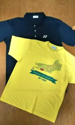 ヨネックス ゲームシャツ　Lサイズ　2枚セット　半袖