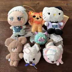 キャラクター ぬいぐるみ マスコット 大量　シマエナガ　キティ　くまのがっこう