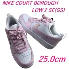 A新品 25.0cmナイキ コート ボローLOW 2 SE GS DQ0492