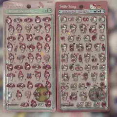 サンリオ　正規　新品　キティ　マイメロ　ボンボンドロップミニシール2シート