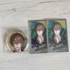 Nijisanji Hayato Kagami VACHSS Can Badge Cheki-style Card
