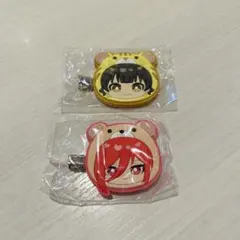 ぷにとっぷ ブルーロック アニマルヘアクリップ 千切豹馬 蜂楽廻