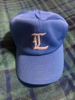 ブルーLマーク刺繍入りキャップ