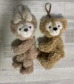 【美品】ディズニーシー　ダッフィー　シェリーメイぬいぐるみポーチ　小物入れ