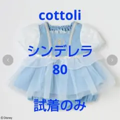 【試着のみ・最終価格】ディズニー シンデレラ ドレス バースデイ 80cm