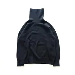 未使用級＊ドゥーズィエムクラス　23年製　ミドルゲージタートルニット　ブラック