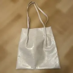 ローリーズファーム ホワイト トートバッグ