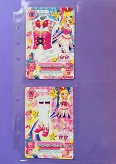 アイカツ ハイピンクパレードコルセット•シューズ 星宮いちご スクールドレス