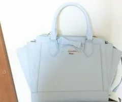 Samantha VEGAライトブルーショルダーバッグ