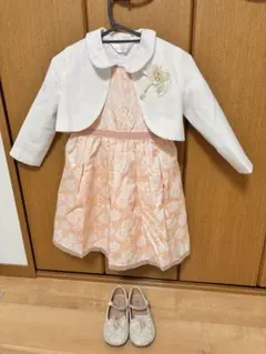 組曲フォーマルドレス　ボレロ　シューズセット110-120