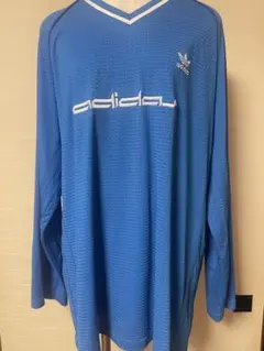 adidas メッシュ 長袖シャツ ブルーのサムネイル