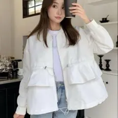 フリル ブルゾン