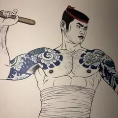 三島剛　 若者　直筆画　真作　Go Mishima 薔薇族 三島剛 直筆画 真作 Go Mishima 若者 - メルカリ