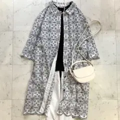 極美品 ジュンコシマダ 総レース・ロングブラウザー 23年製