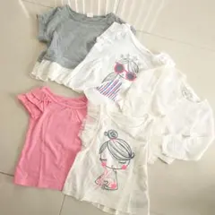 GAPベビー　女の子　半袖Tシャツ＆カーディガン　５点セット　可愛い❤️