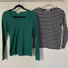 ロンTカットソー　2枚まとめ