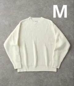 新品未使用 MONO-MART メランジミックスカラーアゼニット M アイボリー