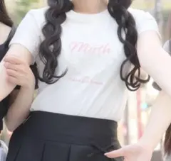 しまむら あっとほぉーむカフェ コラボ トップス Tシャツ Mサイズ ホワイト