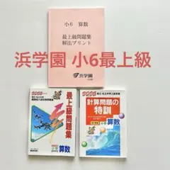 浜学園 小6 算数 最高レベル特訓問題集 最上級問題集 フルセット 2026年最新】浜学園 小6 最高レベル特訓 算数の人気アイテム - メルカリ