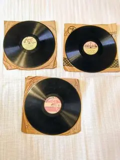 【未検針・SP盤】バッキー白片　ヨリ・寺部　ハワイアン　レコード3枚　昭和