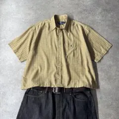 Ralph Lauren ラルフローレン 半袖チェックシャツ 短丈 cboyのサムネイル