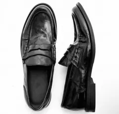 y2k Genuine Leather Slip-On Loafers