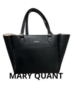 マリークワント　フリップサイドデイジー トート（ブラック）