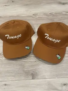 新品　JA キャップ　帽子　2個セット　茶色　ブラウン　農業